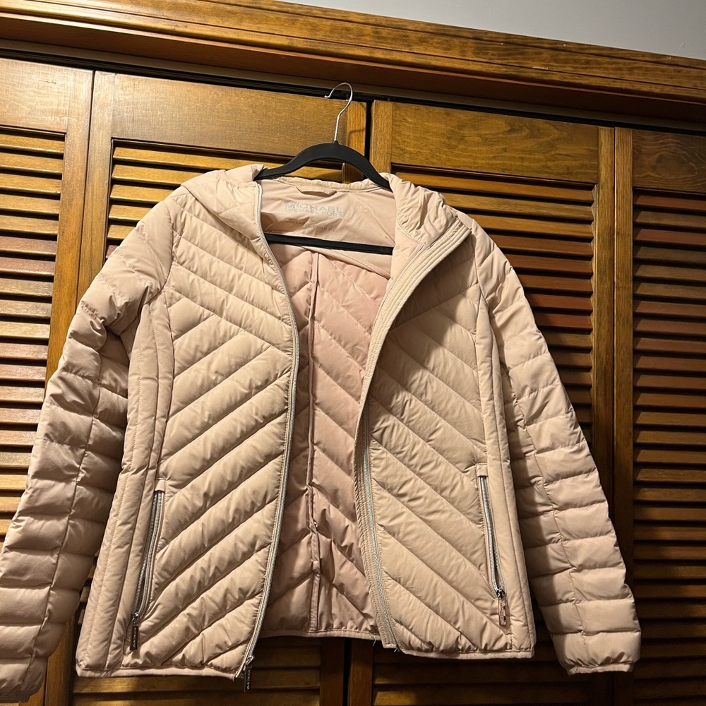 MICHAEL Michael Kors Pink Quilted Puffer Jacket